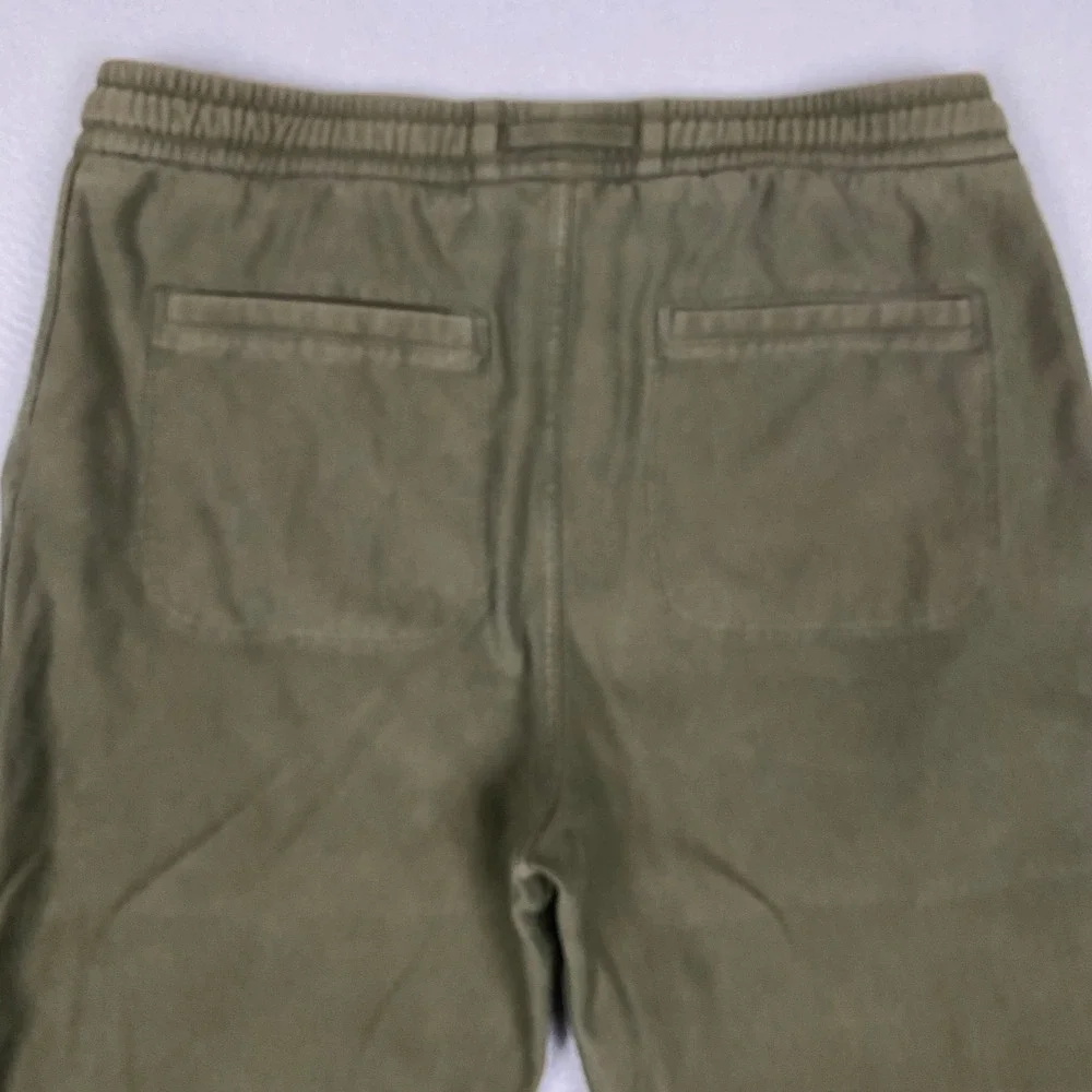Athleta Farallon Jogger Cotton Joggers Pants Womens Medium Olive Green